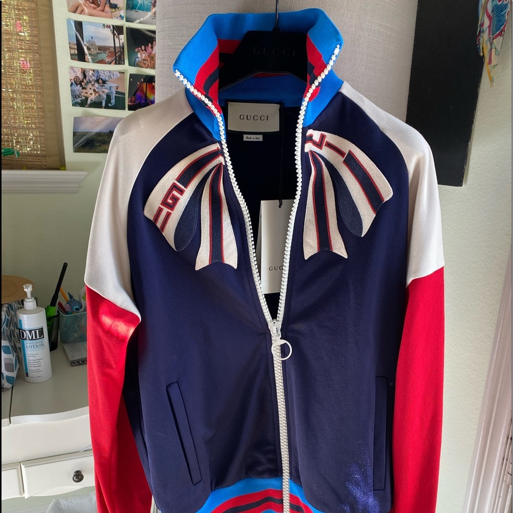 Brand New Gucci Guccify Yourself track jacket size L. Retail $1295 before tax.